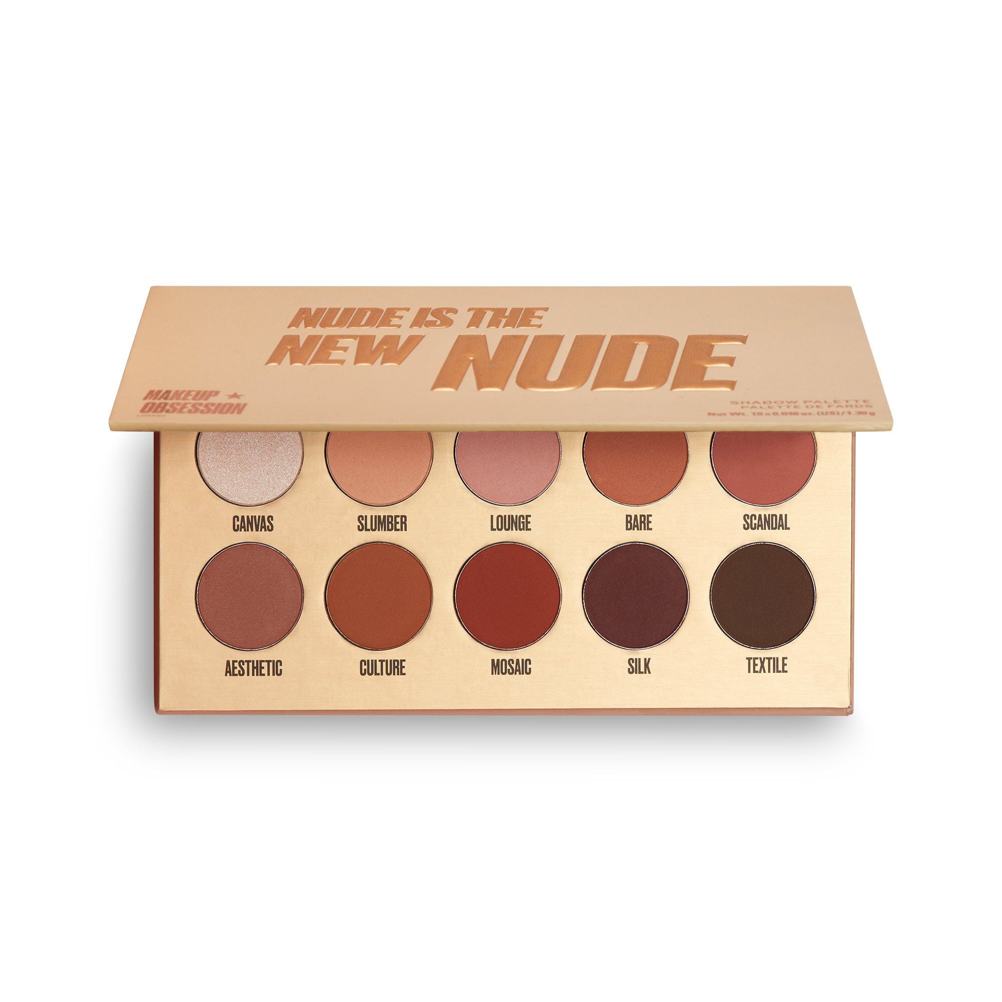 Obsession Nude Is The New Nude Eyeshadow Palette 10 X1.3 Gr