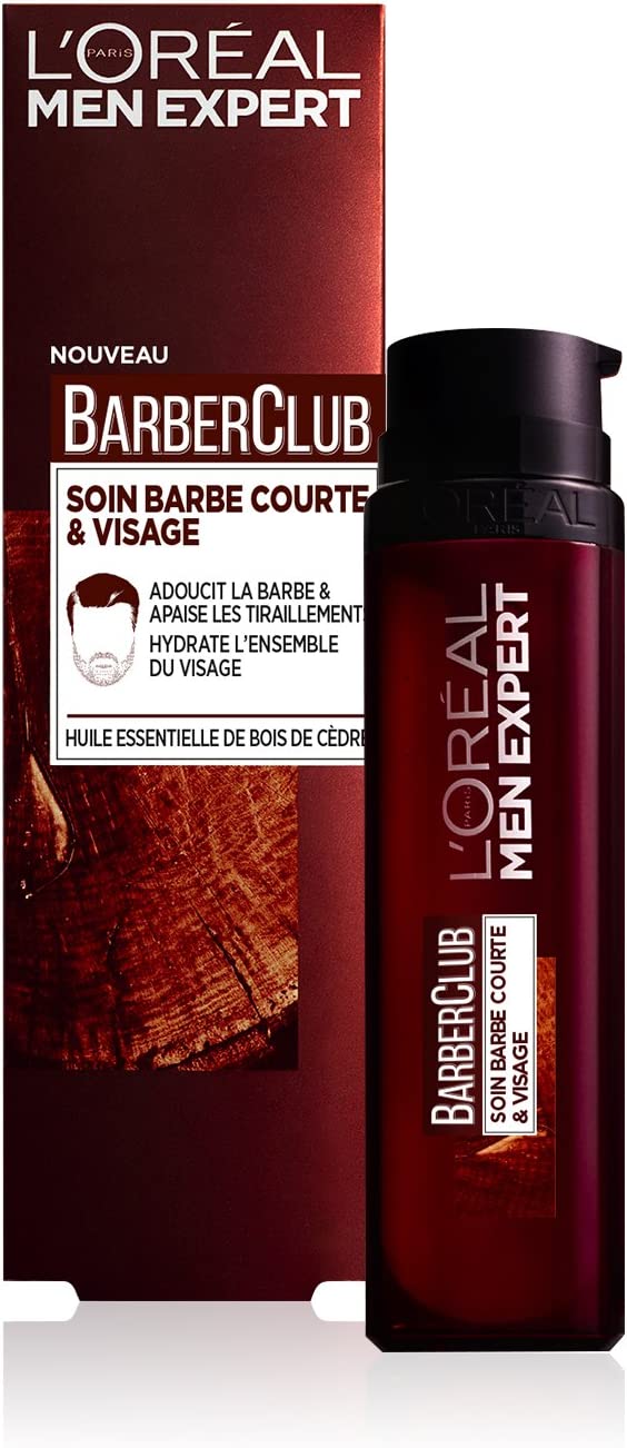 Men Expert Barber Club Soin Barbe Courte Visage 50 Ml