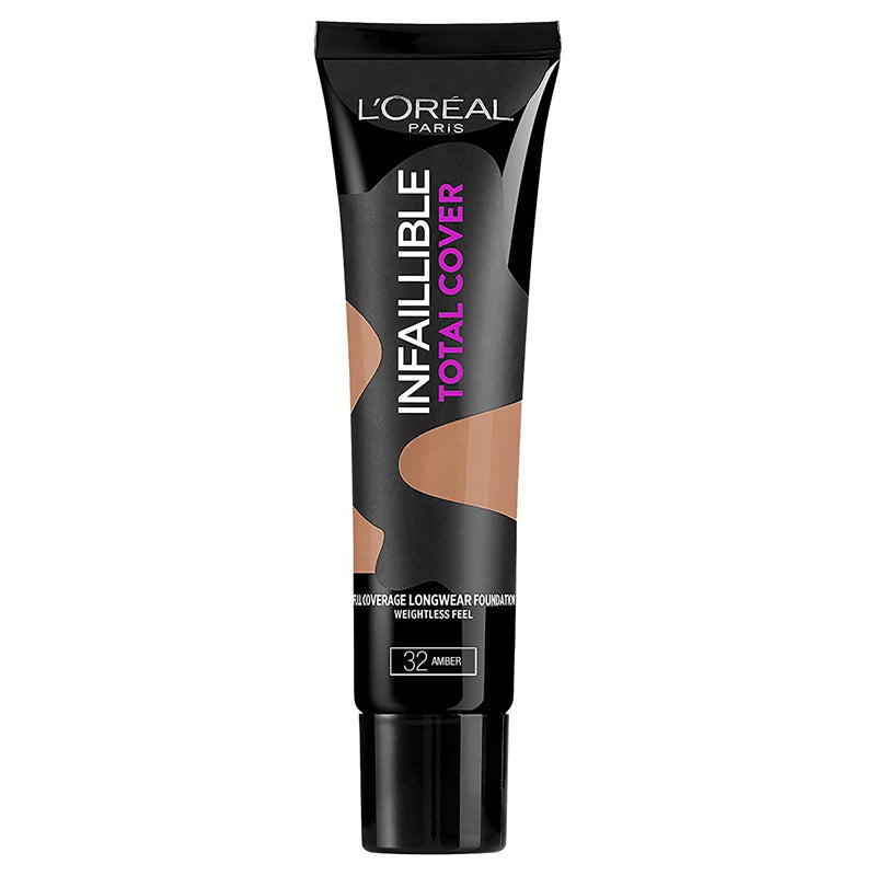 Loreal Infallible Total Cover Foundation 32 Amber X 3